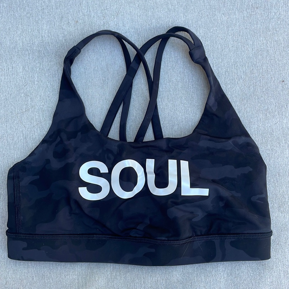 LuLuLemon soul cycle sports bra